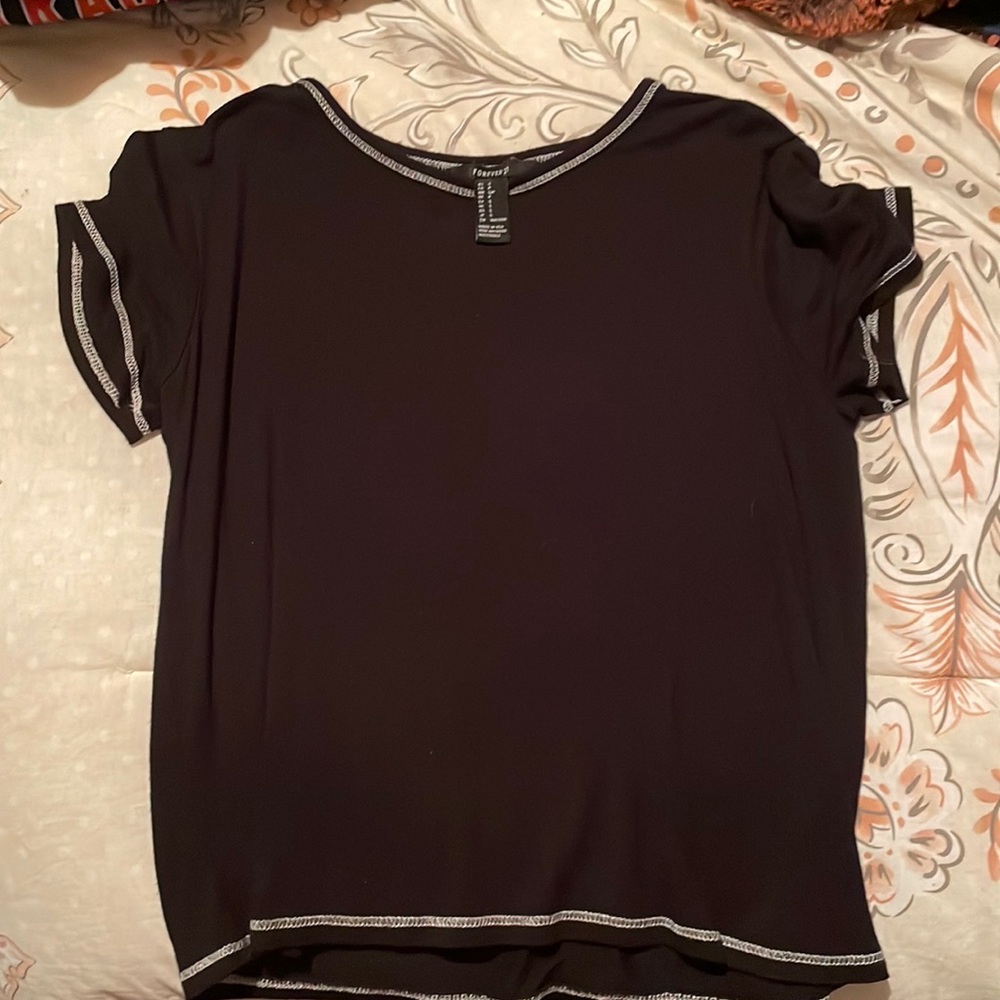 Black Forever 21 Crop Top